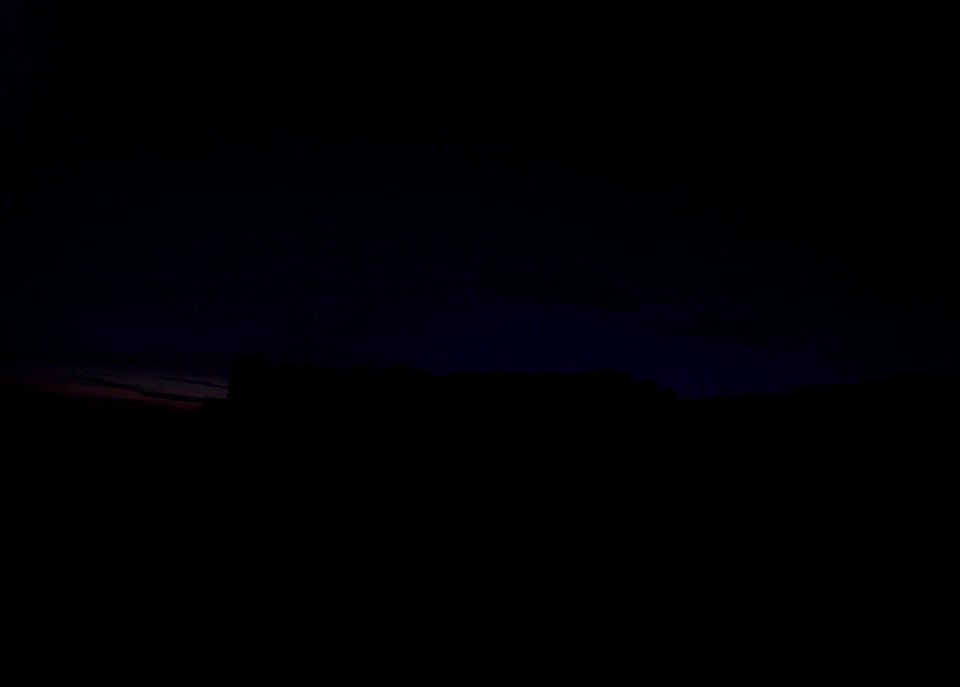 Nightsky from Eylesbarrow Tin Mine , Dartmoor National Park, Devon, UK