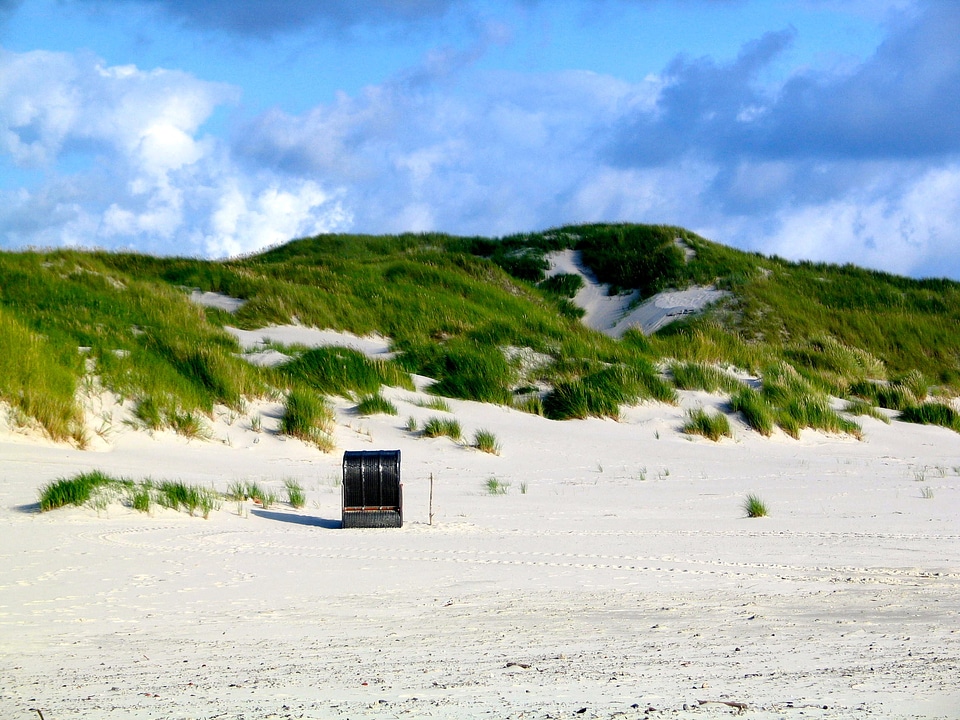 North sea beach nordfriesland