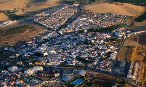Burguillos, Sevilla -- Foto Aérea -- 31/07/2018