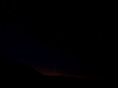 Night Sky from Evil Combe , Dartmoor National Park , Devon, UK
