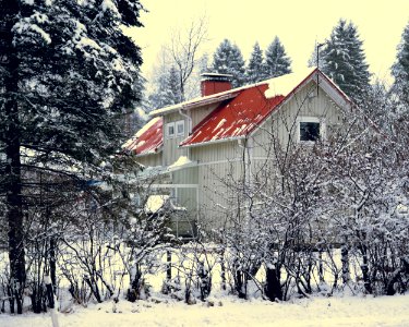 Winter village photo