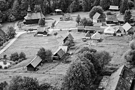 Open-air museum of folk architecture photo