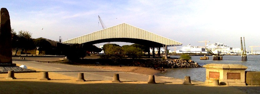 British War Memorial , Cruiseliner Construction - STX Shipyard - Saint Nazaire - France