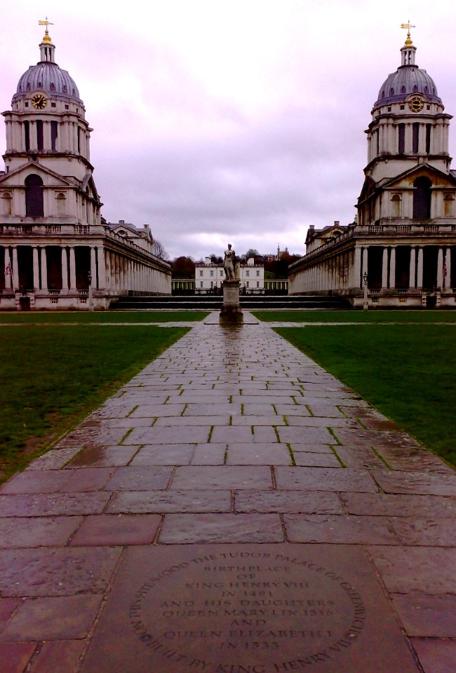 Queen's House - Greenwich Meridian - Maritime Museum - Greenwich - London - UK