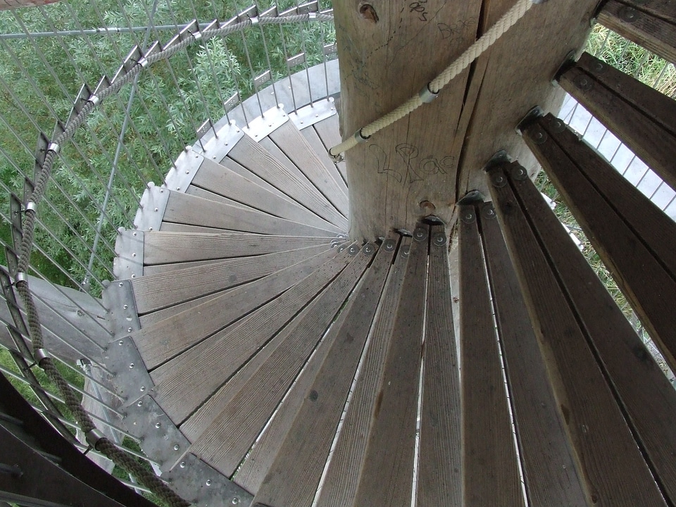 Wood stairs stairs stair step