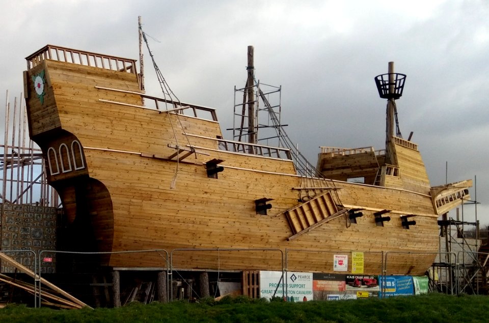IMG 20200211 090723 The Mayflower Ship , Torrington Cavaliers Charity Bonfire , Great Torrington , Devon, UK
