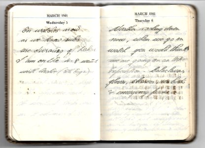 WW2 DIARY Horace Read - Clan Macbean U Boat attack on Convoy 1941 a