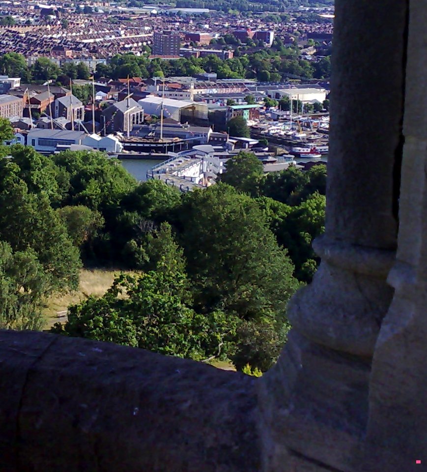 SS GREAT BRITAIN FROM CABOT TOWER - BRISTOL - UK