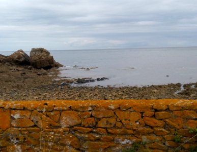 Muret en bord de mer