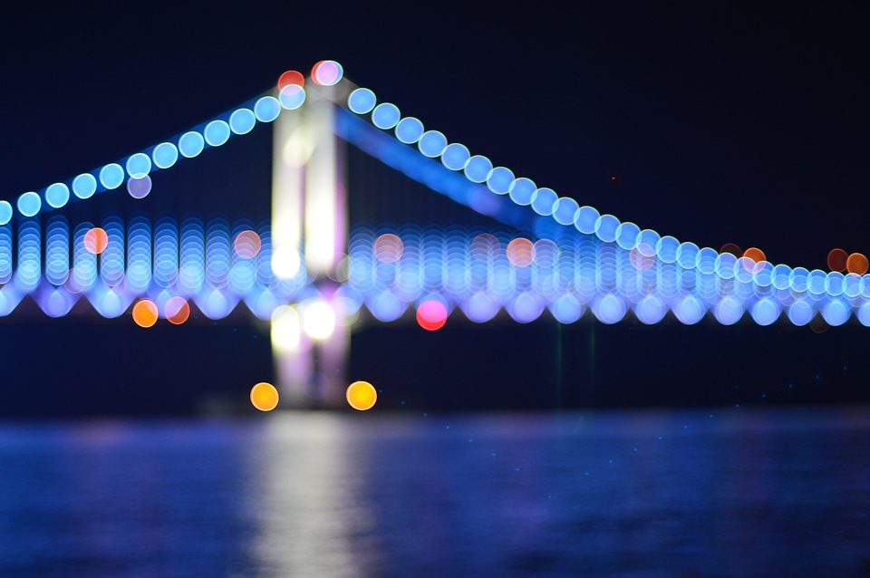 Gwangan bridge bridge night view