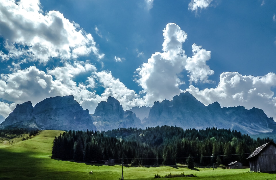 Landscape south tyrol alpine