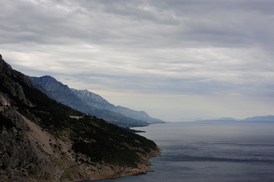 Mountains hills coast