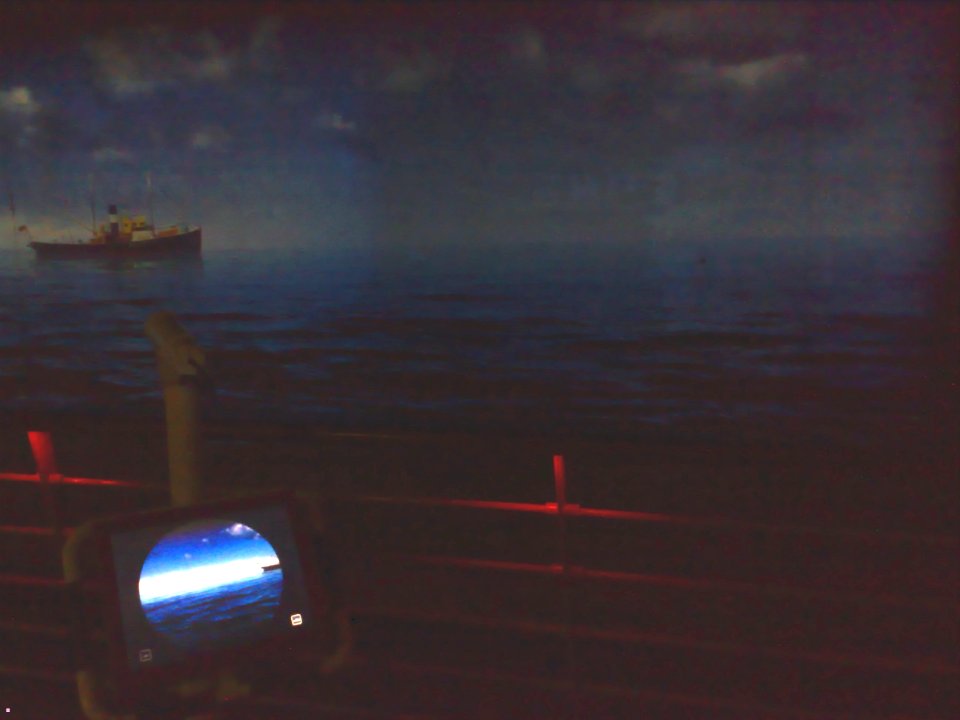 DECK SIMULATOR - CRUISELINER MUSEUM - LE PORT DE TOUS LES VOYAGES - SAINT NAZAIRE - FRANCE