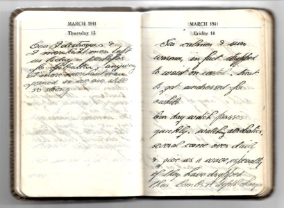 WW2 DIARY Horace Read - Clan Macbean U Boat attack on Convoy 1941 e