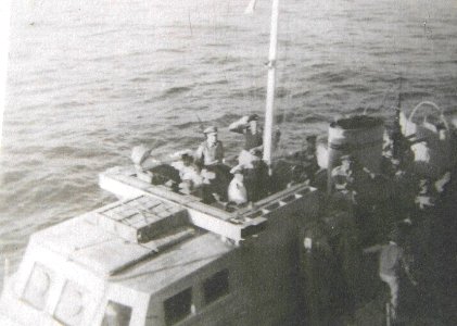 WW2 Photograph taken by Horace Read aboard HMS LARGS 15 (Montgomery) photo