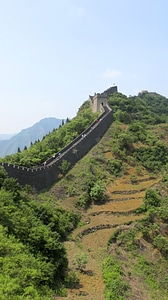 Great wall of china famous stone