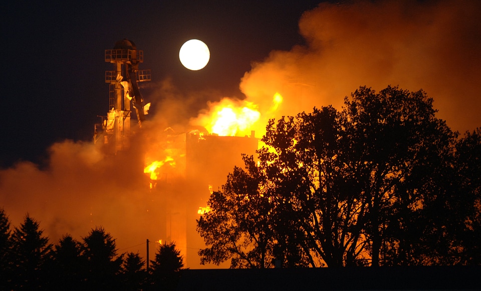 Emergency smoke conflagration