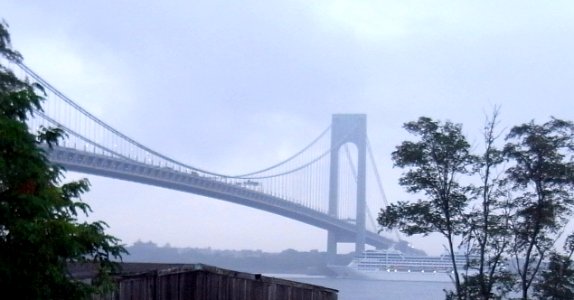Verrazzano Narrows Bridge - Camp Gateway - Fort Wadsworth - Fort Hamilton - Staten Island - New York - USA photo