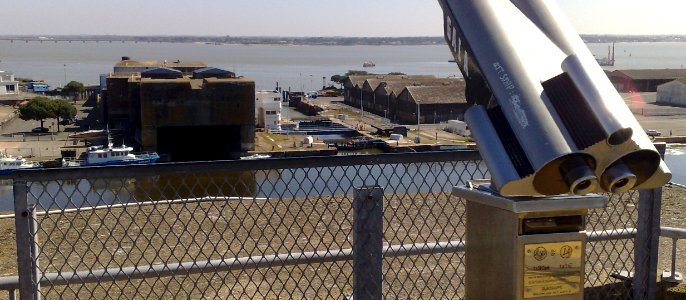 Espadon Submarine Museum Building , Escal'Atlantic , Saint Nazaire , Pays de la Loire , France