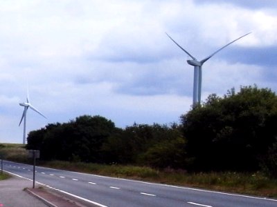 WIND TURBINES - NORTH DEVON LINK ROAD - UK