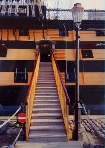 HMS VICTORY - HISTORIC NAVAL DOCKYARD - PORTSMOUTH - UK