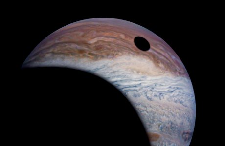 Transit of Io - Junocam