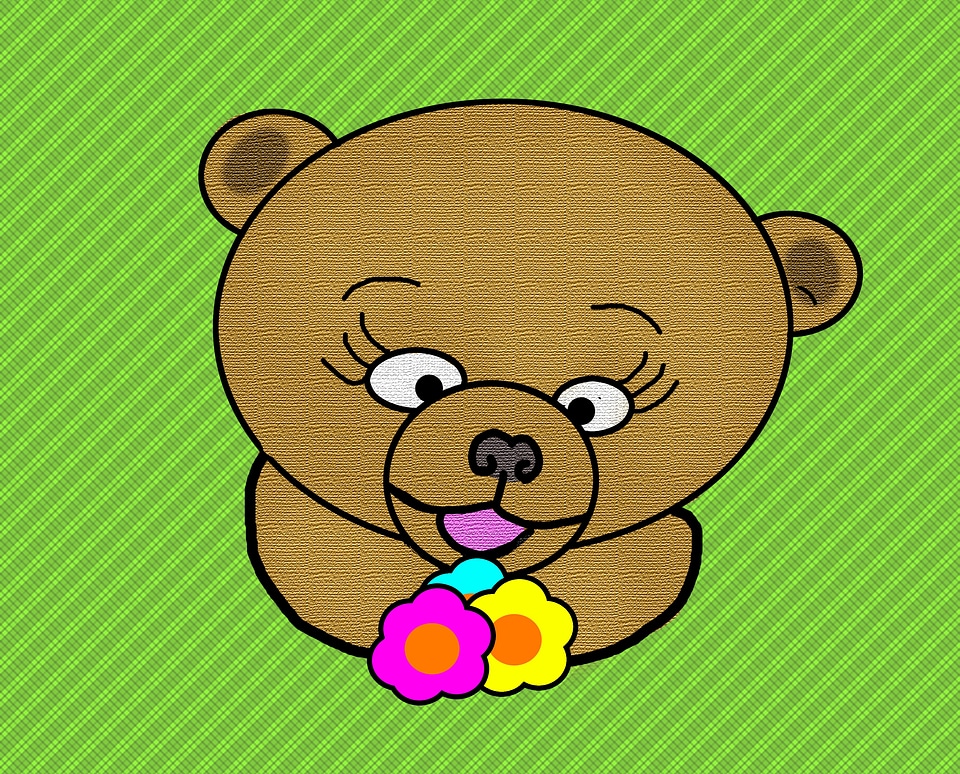 Green bears cute