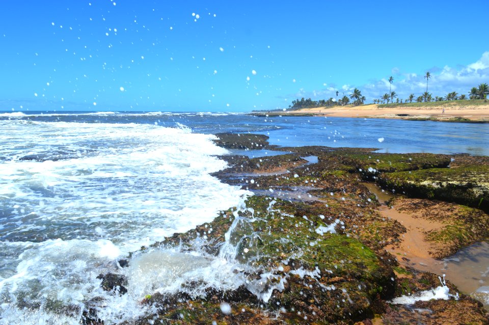 Gleidson Santos   Encontro do Rio com o Mar na Praia do Sauipe Mata de Sao Joao BA (1)