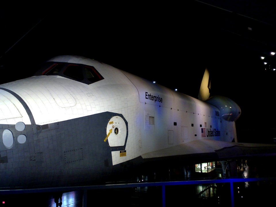 SPACE SHUTTLE ENTERPRISE - USS INTREPIS MUSEUM - PIER 88 - NEW YORK - USA