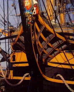 HMS VICTORY - PORTSMOUTH HISTORIC NAVAL DOCKYARD - UK