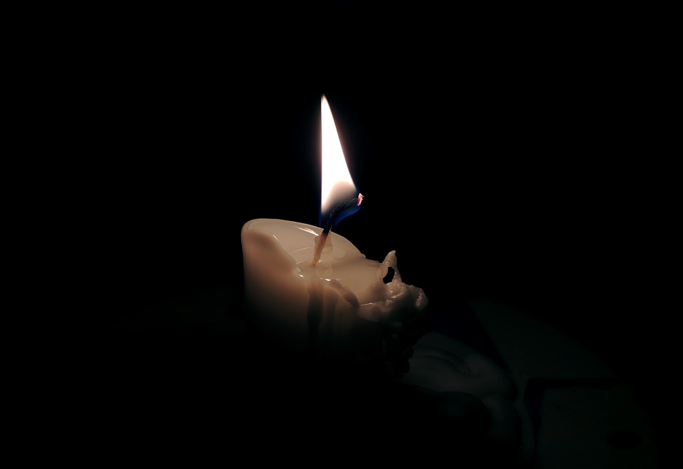 Fire candlelight light