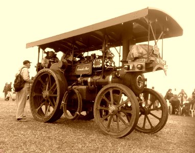 CORNSIH STAR TRACTION ENGINE - STOCKLAND HILL RALLY - HONITON - DEVON