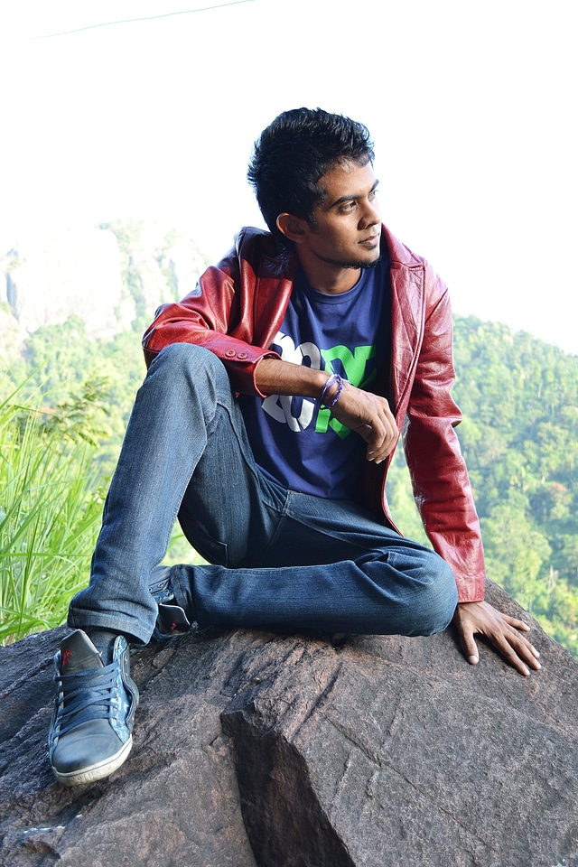 Jacket rock t-shirt