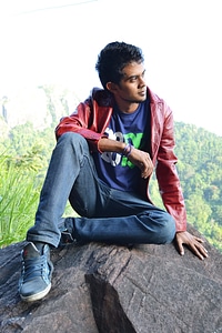 Jacket rock t-shirt