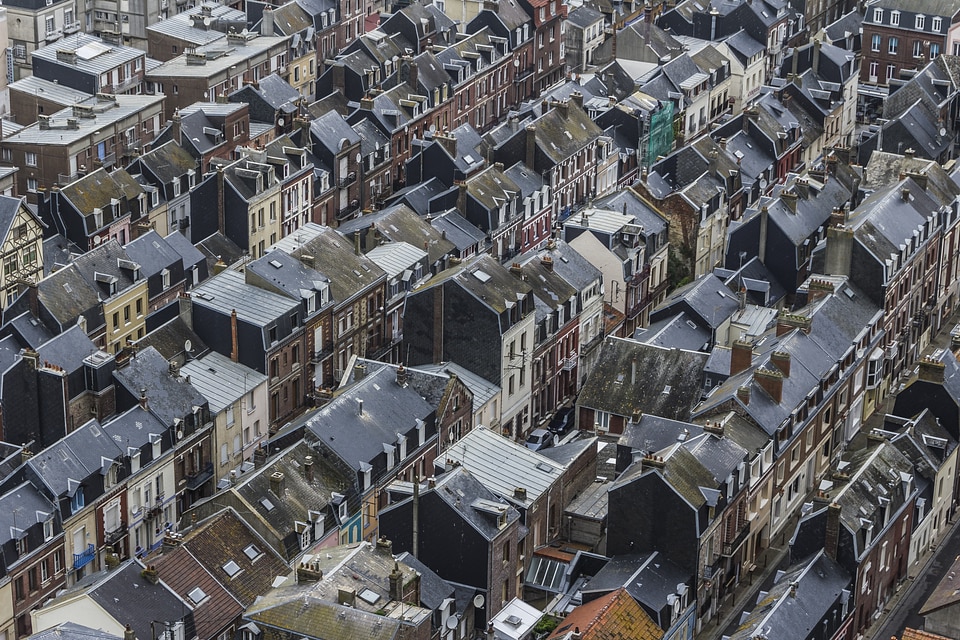 Normandy city houses