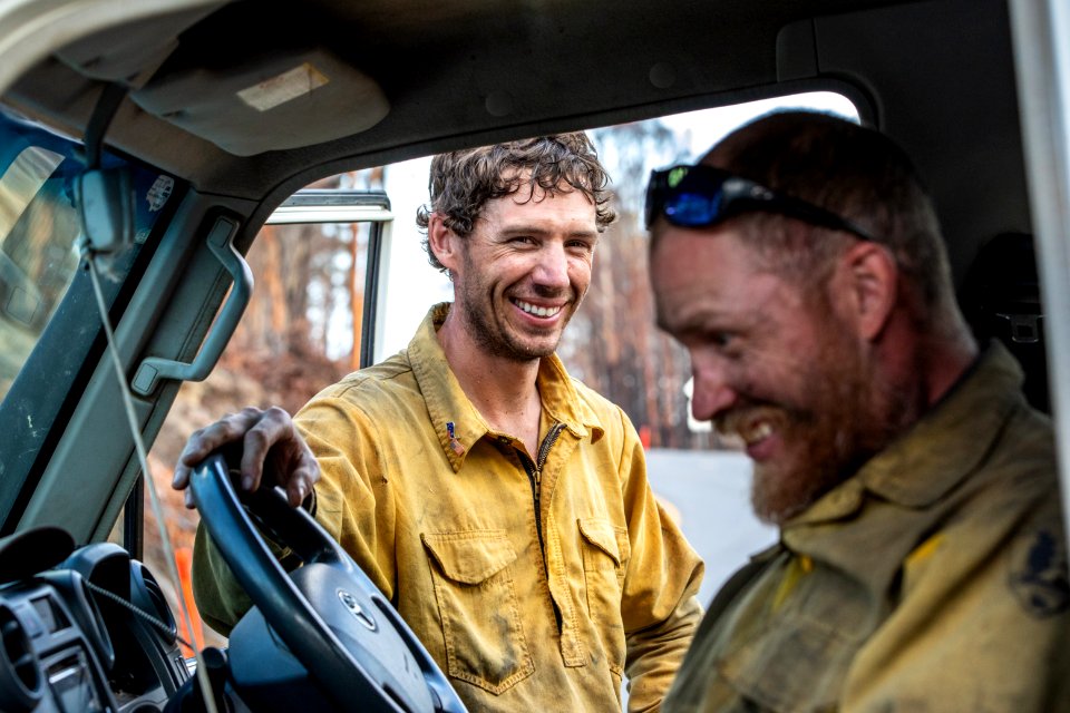 US firefighters in Australia