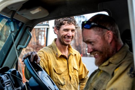 US firefighters in Australia