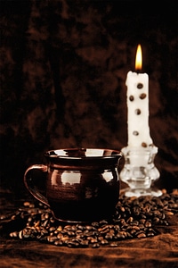 Coffee grinder cup grain coffee