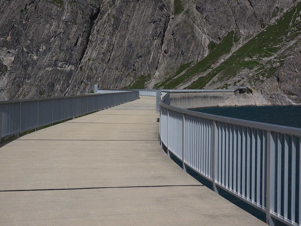 Road reservoir brandnertal