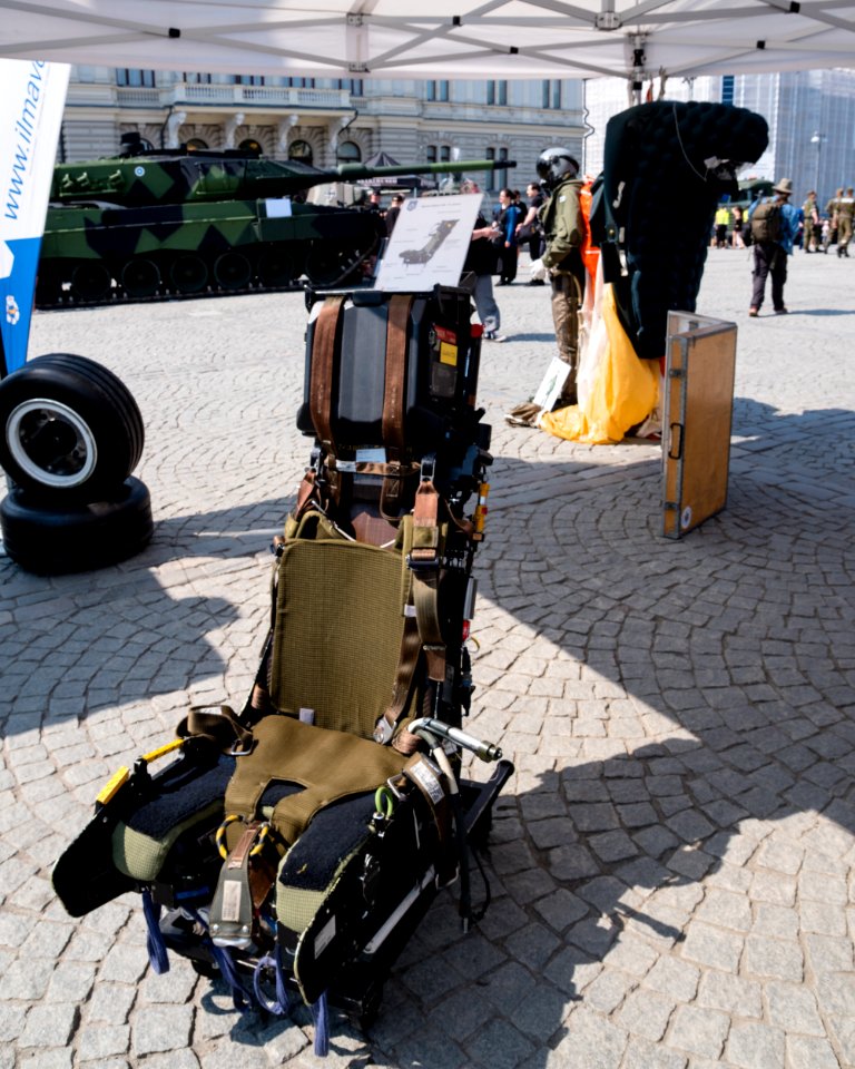 Ejection seat on display