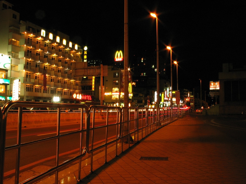 Lights lanterns cityscape
