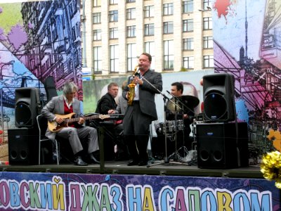 ...in Moscow. Triumphalnaya square (04.09.2011) photo