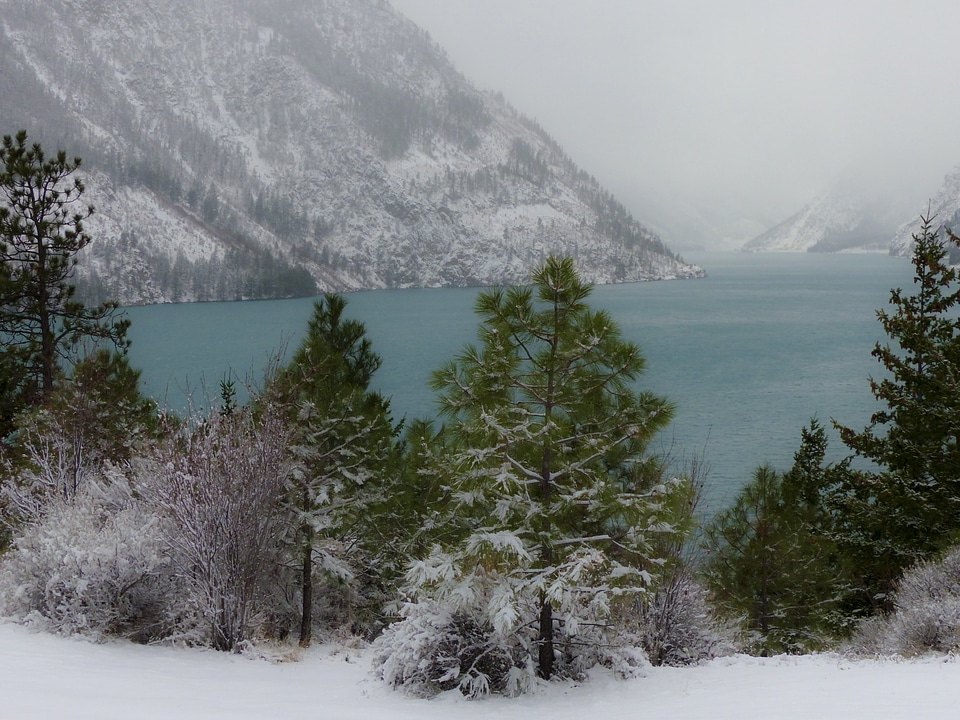 Landscape seton lake british columbia