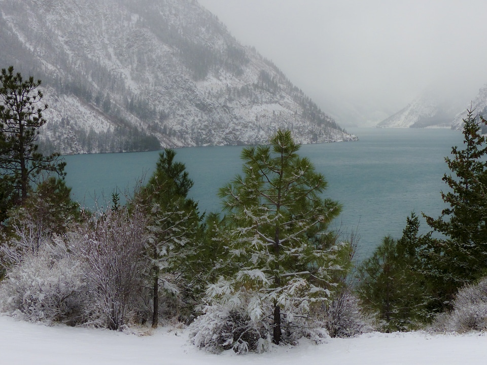 Landscape seton lake british columbia photo