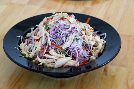 salad ức gà xé 11