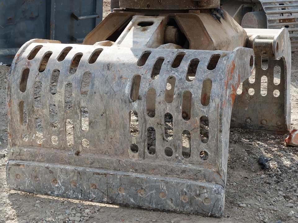 Excavators site construction machine