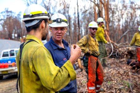 US firefighters in Australia