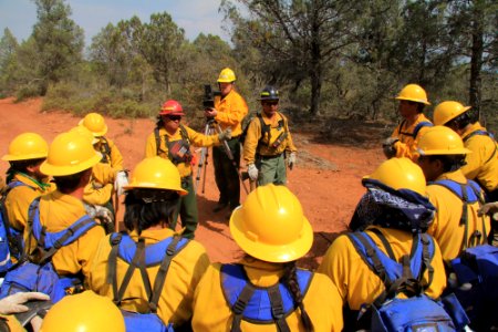 Firefighters and the media photo