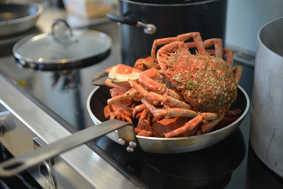 Kitchen restaurant seafood