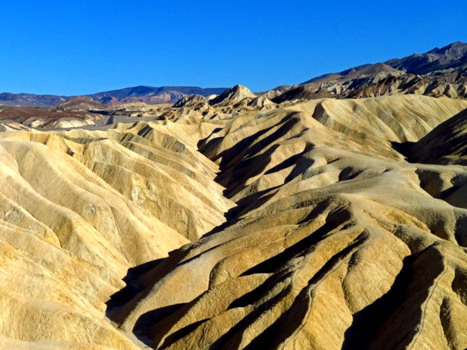 Zabriskie Point at Death Valley NP in CA photo